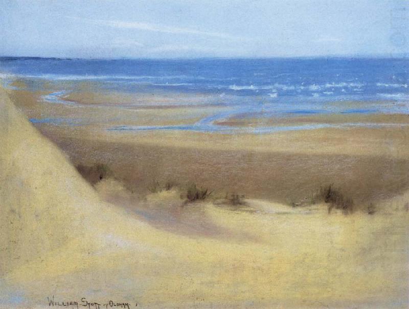 William Stott of Oldham Sparking Sea oil painting picture